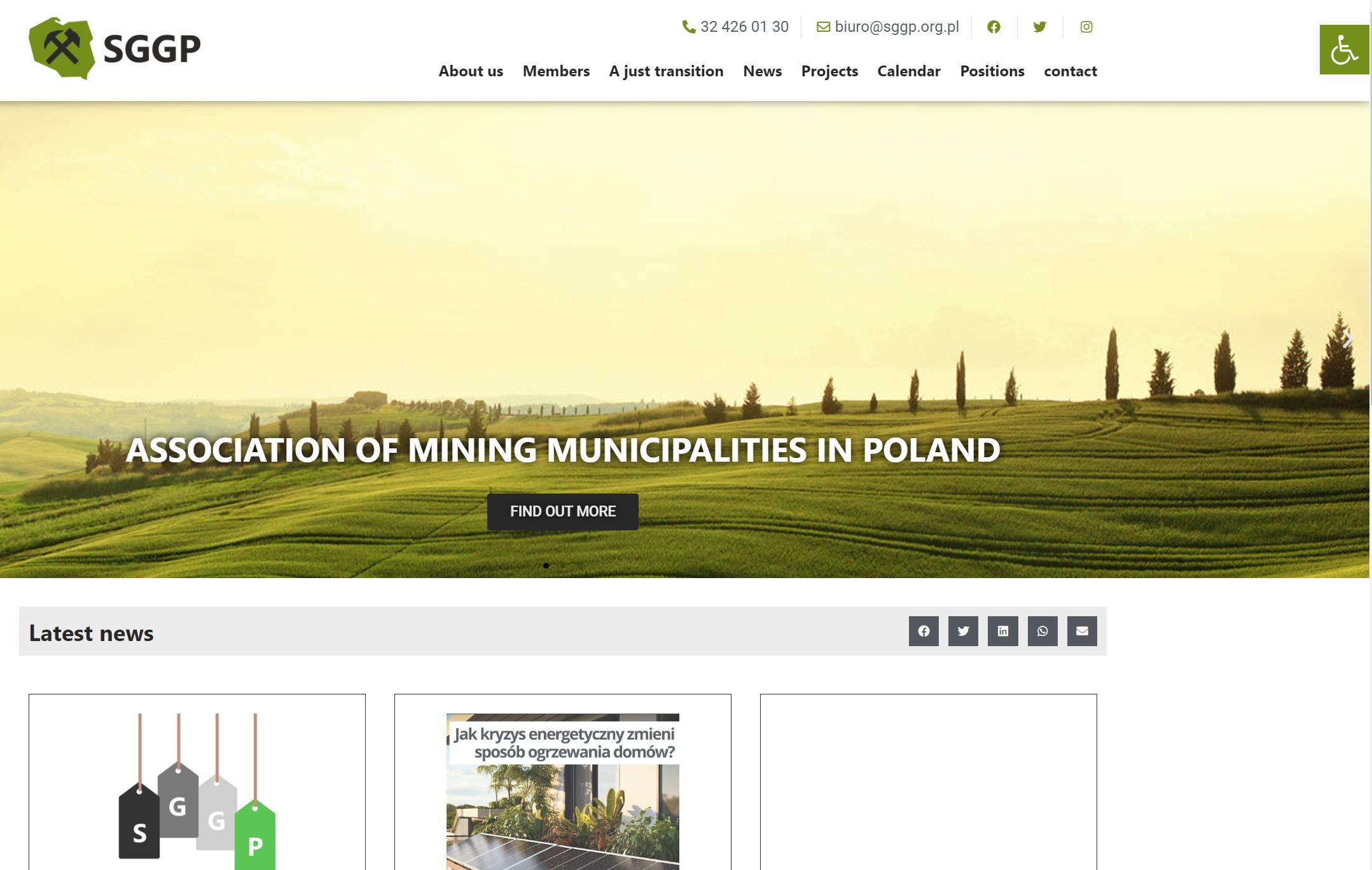 Partnership with the Association of Mining Communes in Poland