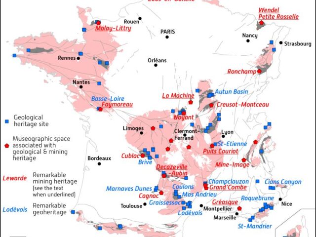 Mining heritage in France