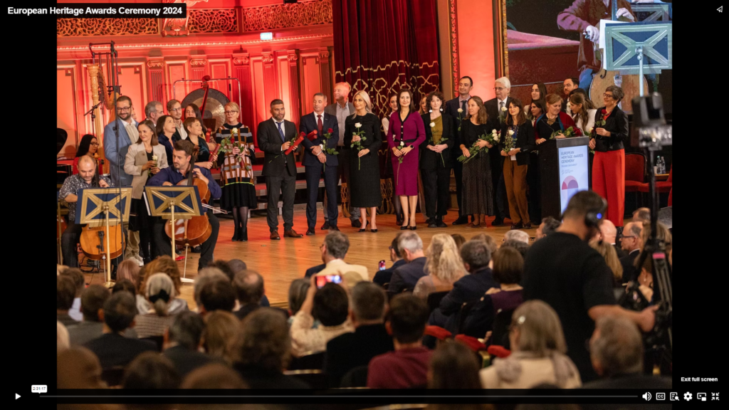 European Heritage Awards Ceremony 2024 (Source: Europa Nostra page)