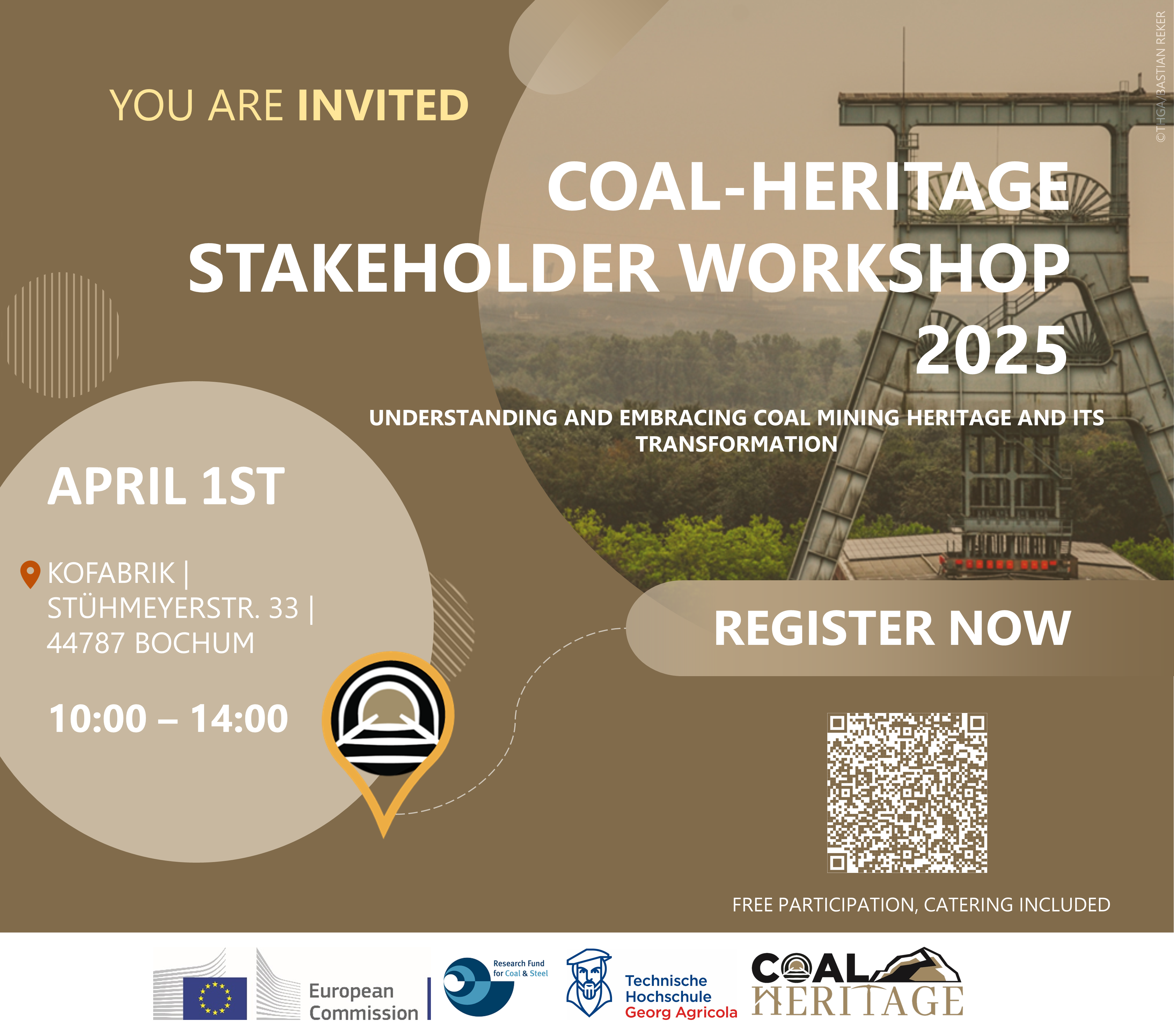 📢 Invitation to Stakeholder Workshop “Understanding and Valuing Coal Mining Heritage and Its Transformation” 🏗️🌍